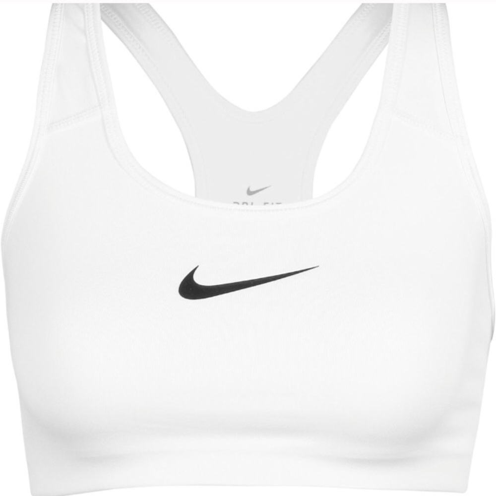 Nike Pro White Sports Bra size M